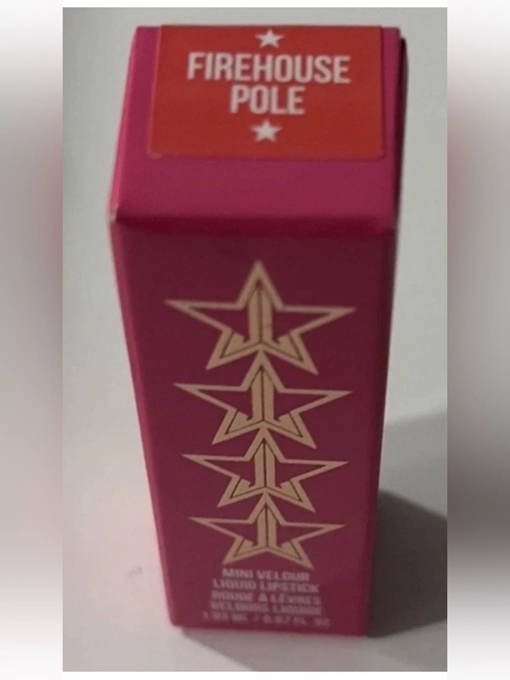 Jeffree Star MINI Velour Liquid Lipstick Firehouse Pole Halloween Limited, New